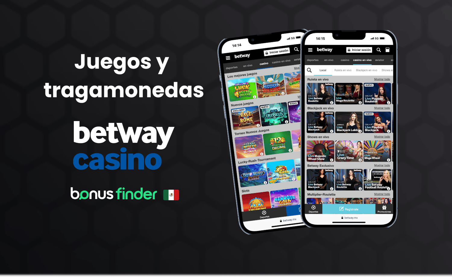 Juegos Betway casino